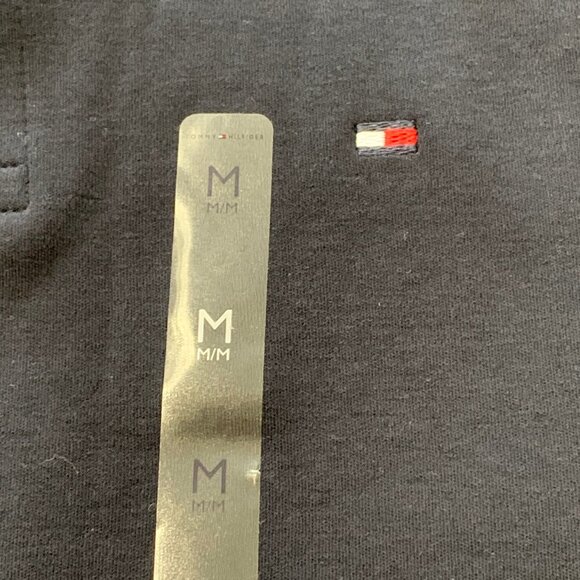 NWT Tommy Hilfiger Polo Shirt Men Regular Fit Size M Dark Blue Short Sleeve - Picture 8 of 12